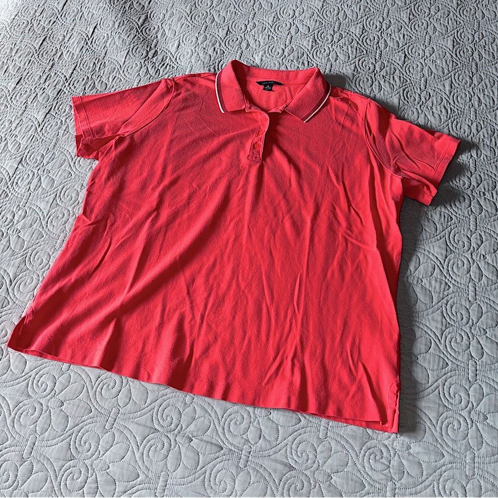 Lands End Pink polo